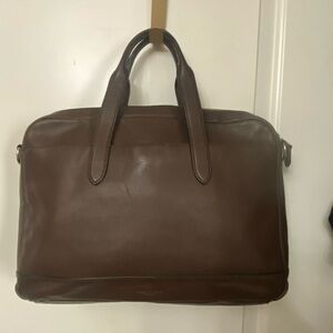 Coach Hamilton Dark Brown Leather Briefcase F22529